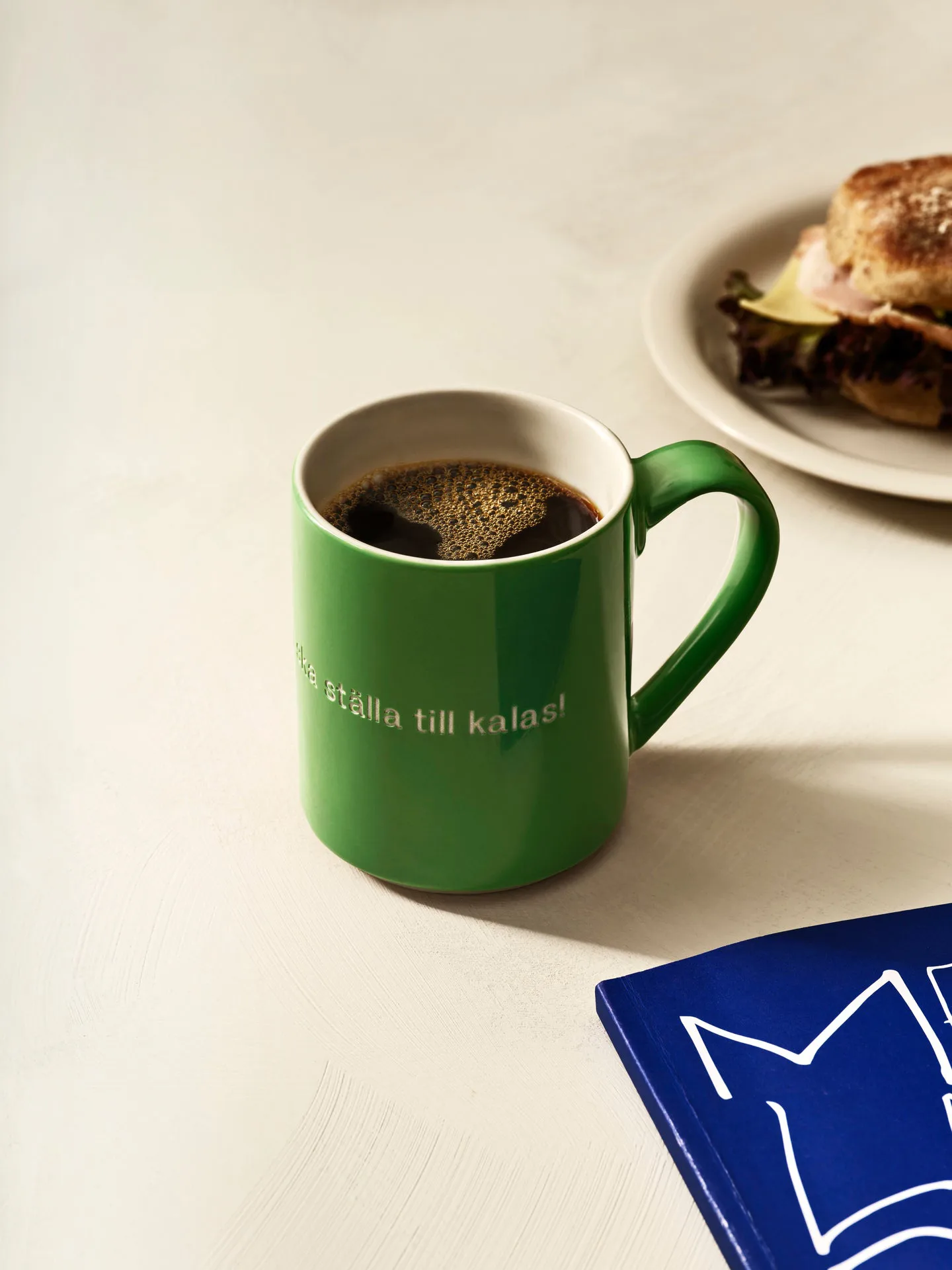 Astrid Lindgren Tasse, jag vet en som ska…, Schwedischer Text Design House Stockholm