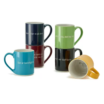Astrid Lindgren Tasse, livet är en sak - Schwedischer Text - Design House Stockholm