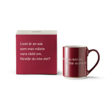 Astrid Lindgren Tasse, livet är en sak - Schwedischer Text - Design House Stockholm