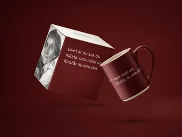 Astrid Lindgren Tasse, livet är en sak - Schwedischer Text - Design House Stockholm
