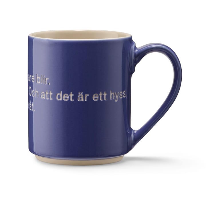 Astrid Lindgren Tasse, S'not something you plan - Blau-schwedisch - Design House Stockholm