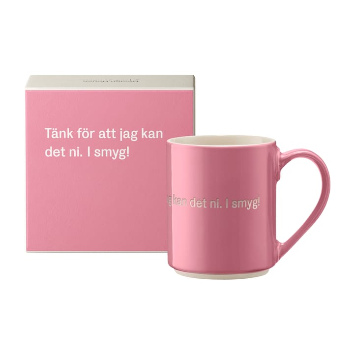 Astrid Lindgren Tasse, tänk för att jag kan…, Schwedischer Text Design House Stockholm
