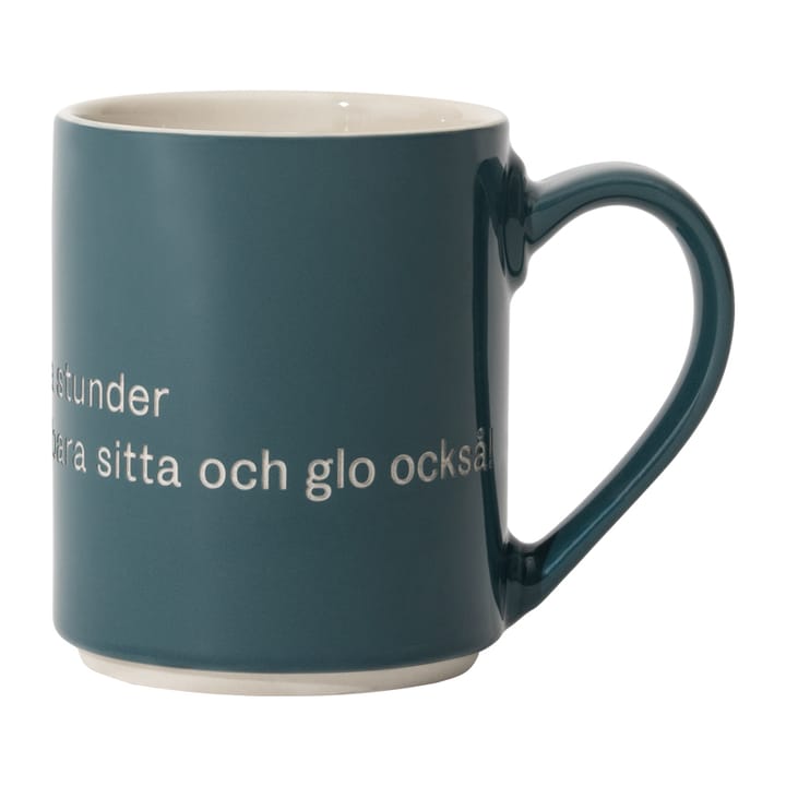 Astrid Lindgren Tasse, und så ska man ju ha, Schwedischer Text Design House Stockholm