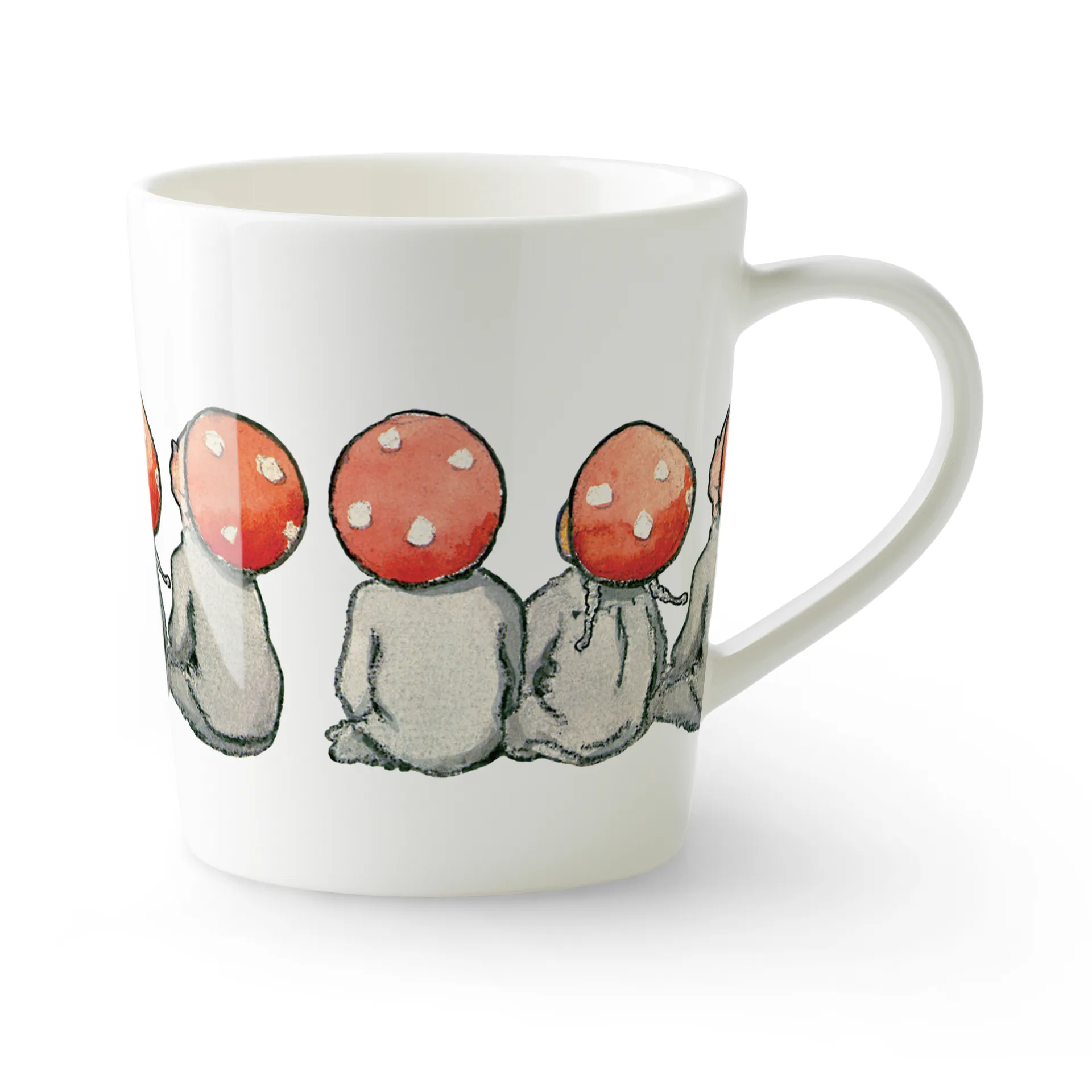 Children of the Forest Tasse mit Henkel 40cl, Weiß Design House Stockholm