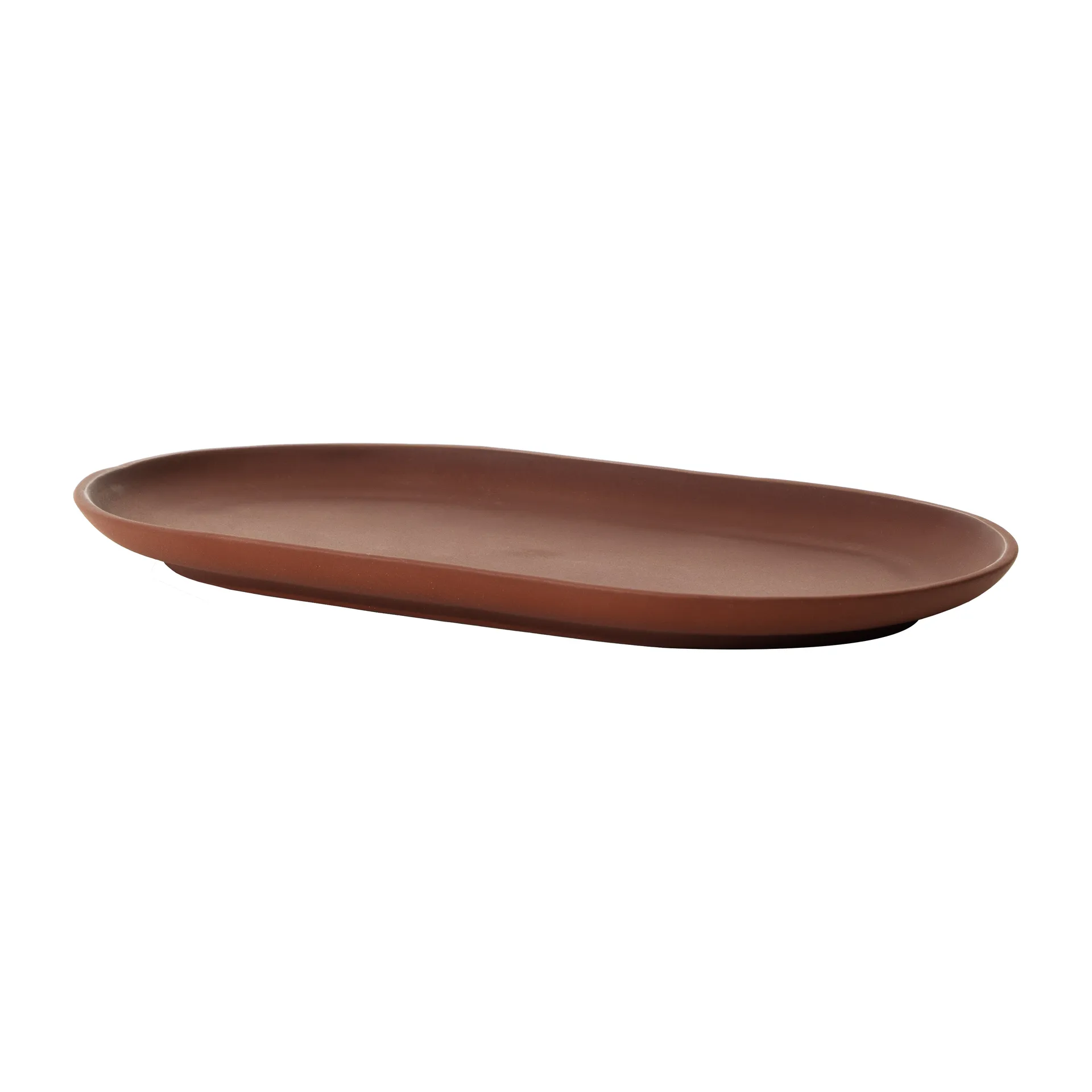 Sand Teller oval 12,5 x 20cm, Red clay Design House Stockholm