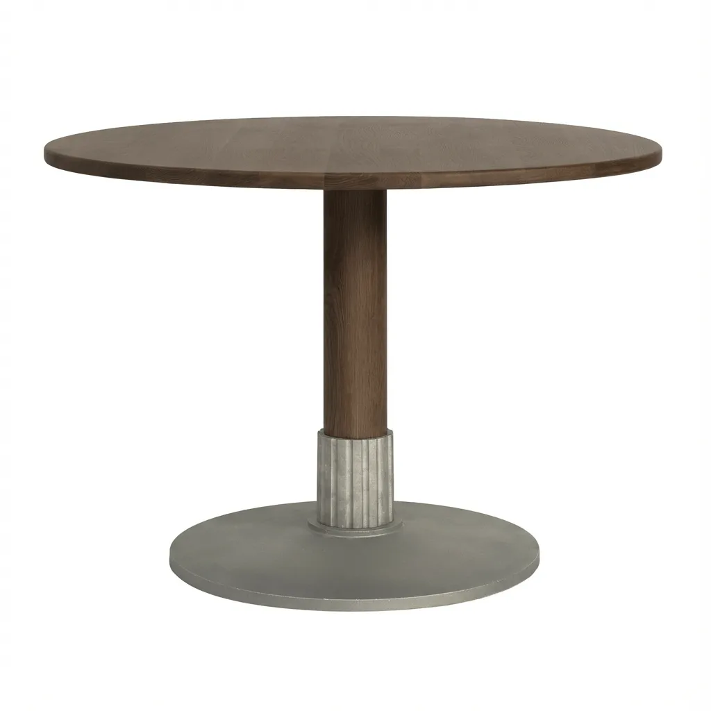 Tock Table Esstisch, Dunkle Eiche, Ø110x76 cm Design House Stockholm