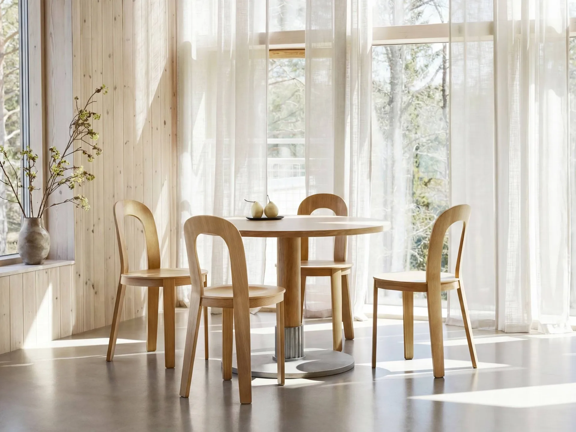 Tock Table Esstisch, Eiche, Ø110x76 cm Design House Stockholm