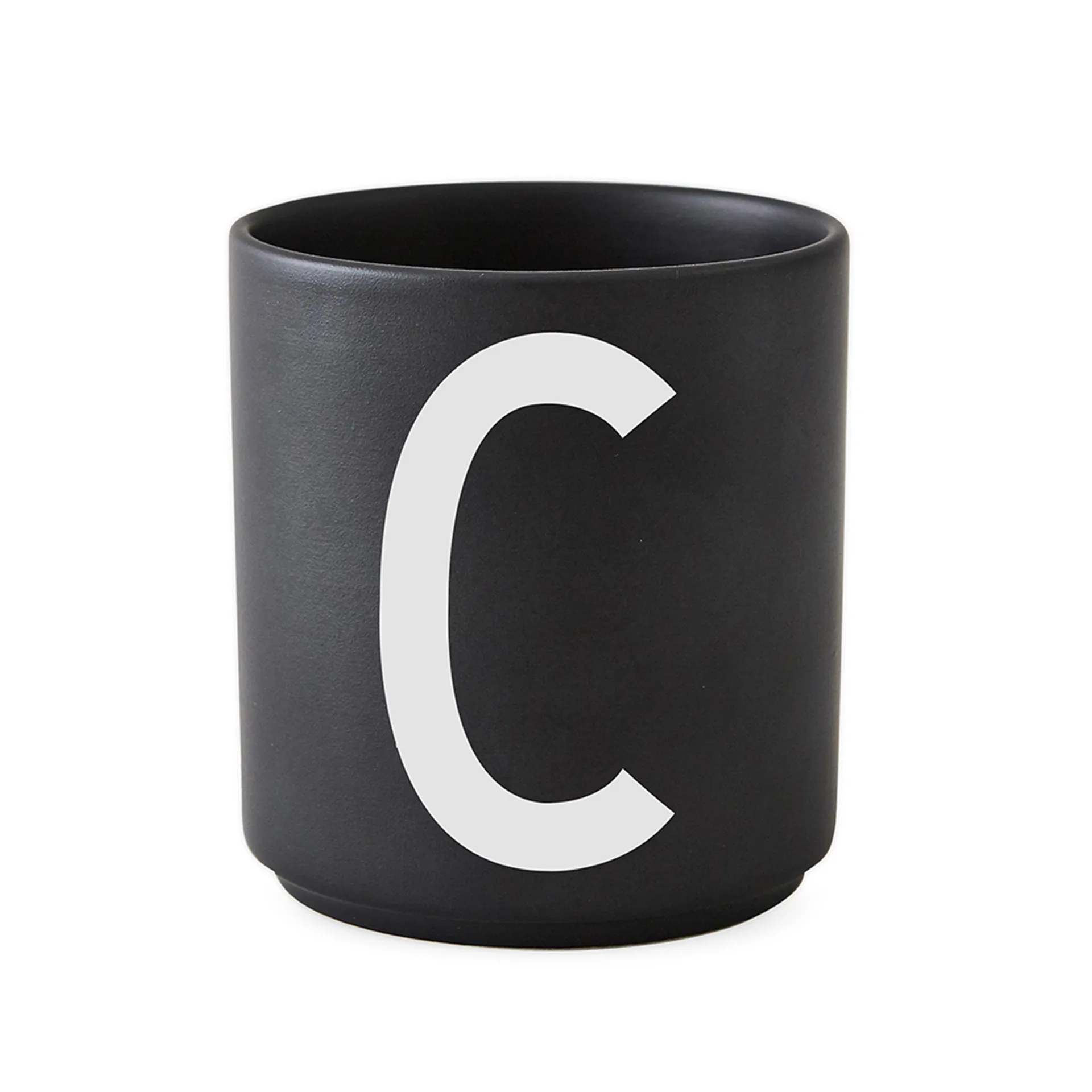 Design Letters Becher schwarz, C Design Letters