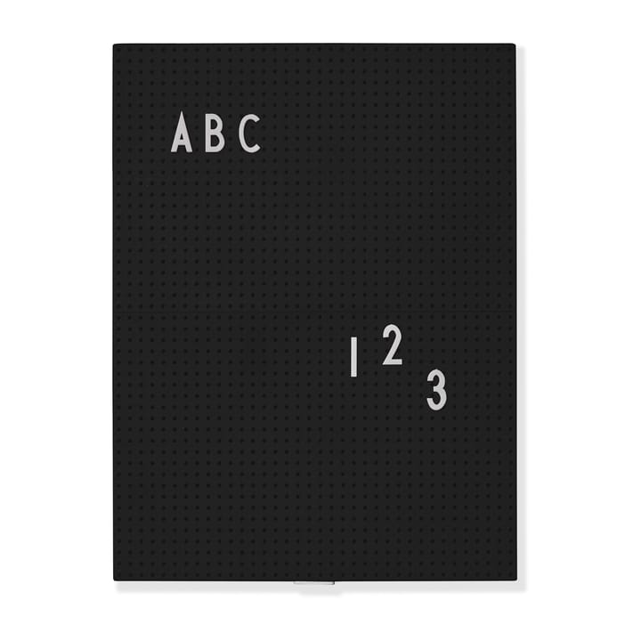 Design Letters Buchstabentafel A4, Schwarz Design Letters