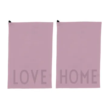 Design Letters Favorit Geschirrtuch 2-teilig - Love-home-lavender - Design Letters