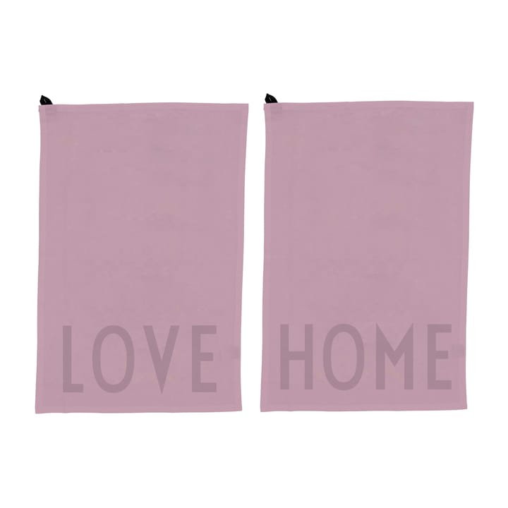 Design Letters Favorit Geschirrtuch 2-teilig, Love-home-lavender Design Letters