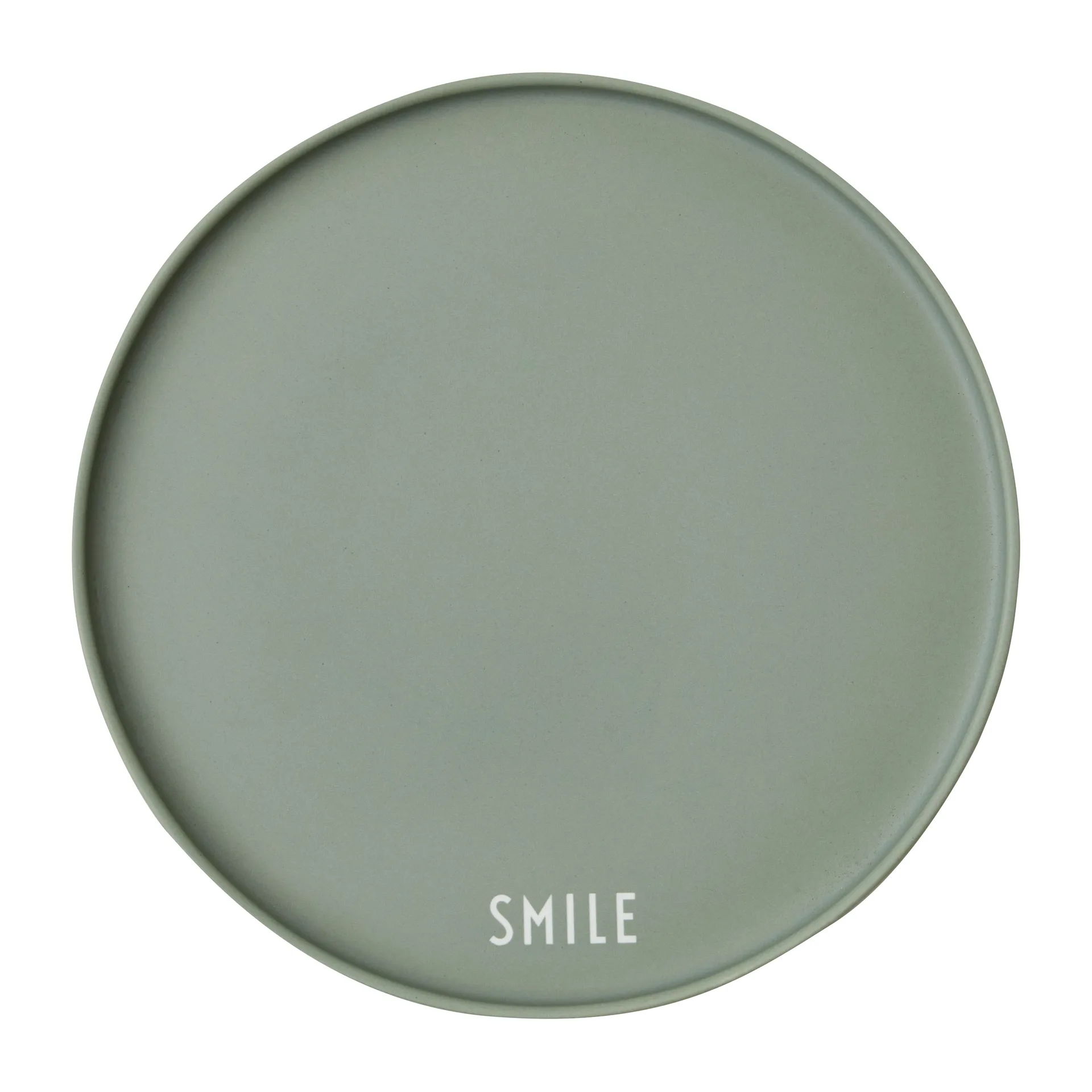 Design Letters Favorit Teller Ø22cm, Smile-green Design Letters