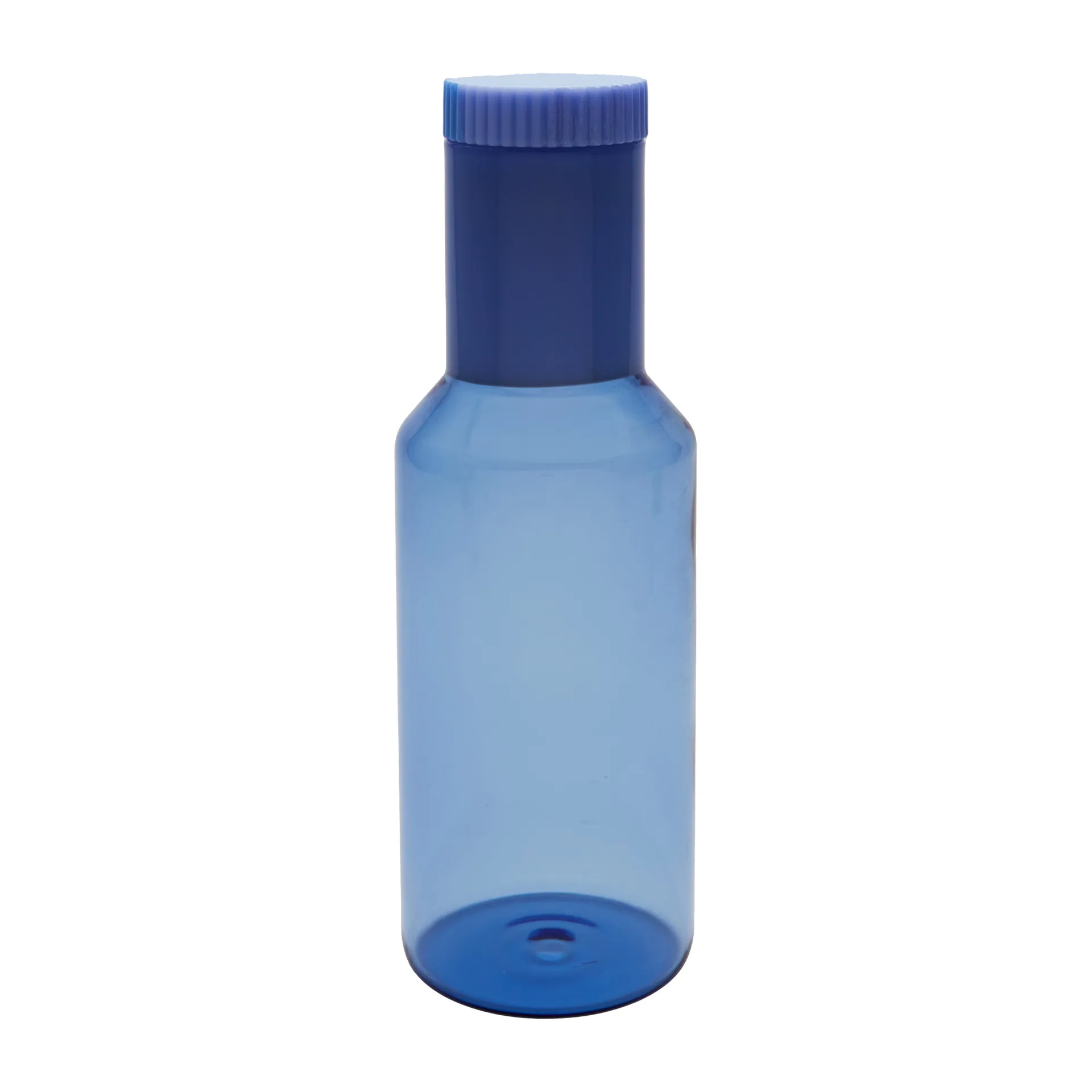 Design Letters Glaskaraffe Tube 1 l, Blue/Milky Blue Design Letters