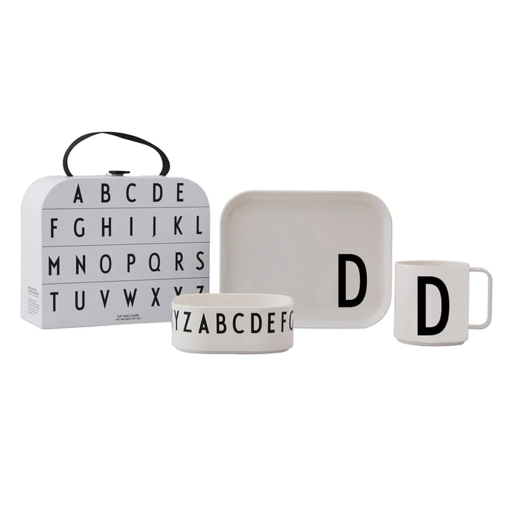 Design Letters Kindergeschirr Set, D Design Letters