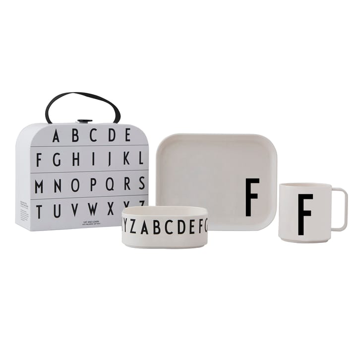 Design Letters Kindergeschirr Set, F Design Letters