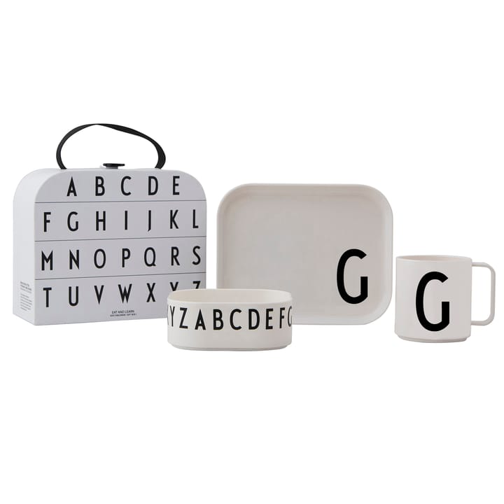 Design Letters Kindergeschirr Set, G Design Letters