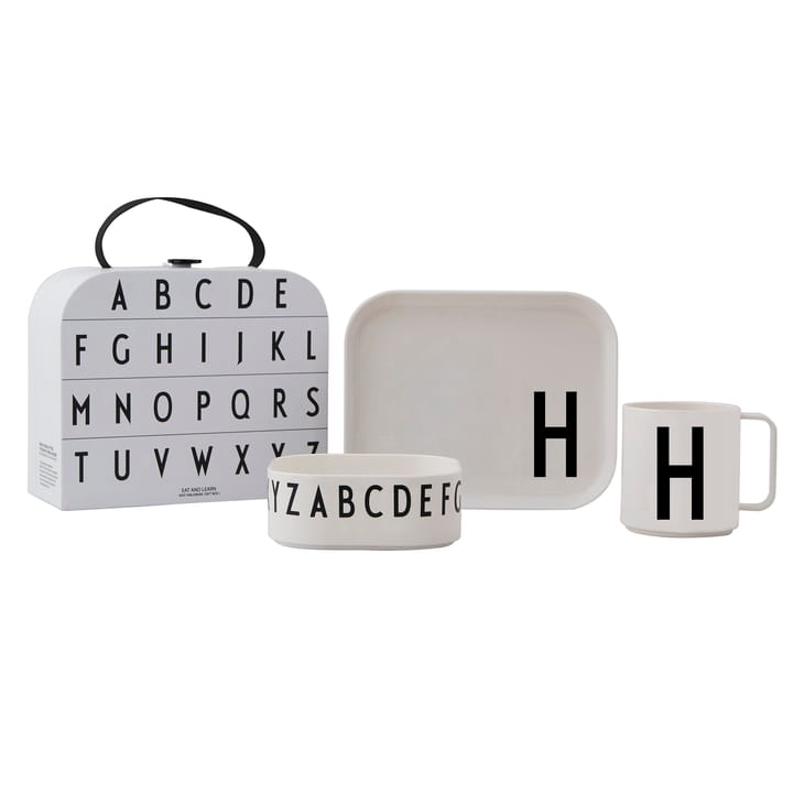 Design Letters Kindergeschirr Set, H Design Letters