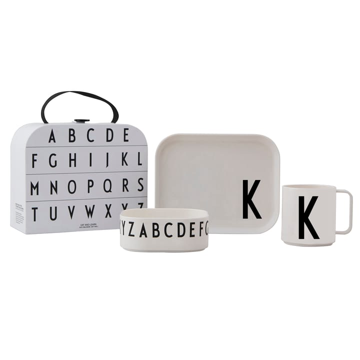 Design Letters Kindergeschirr Set, K Design Letters