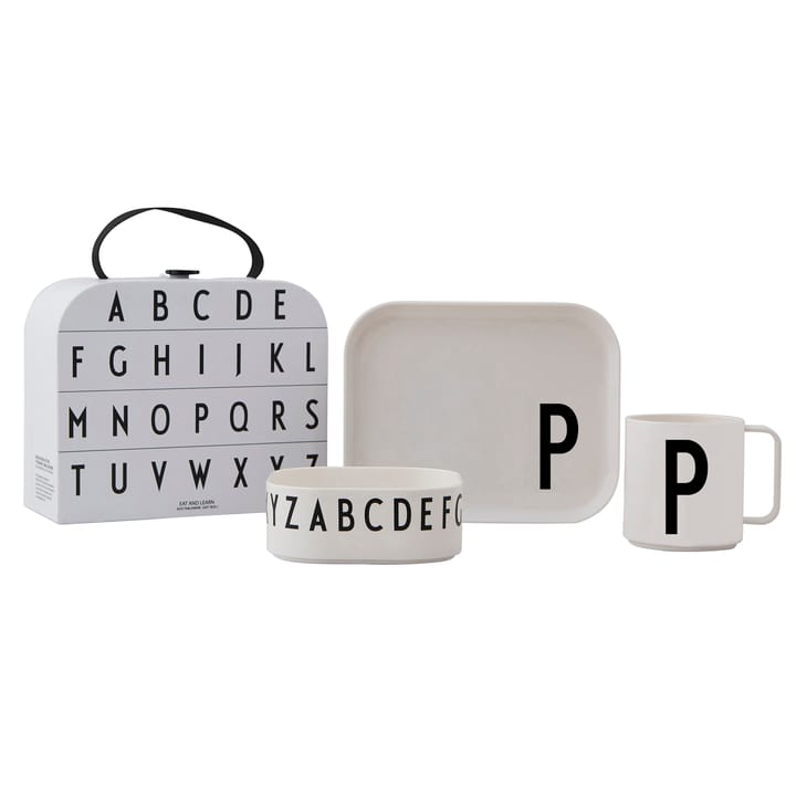 Design Letters Kindergeschirr Set, P Design Letters