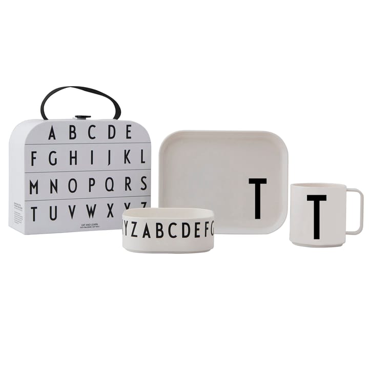 Design Letters Kindergeschirr Set, T Design Letters