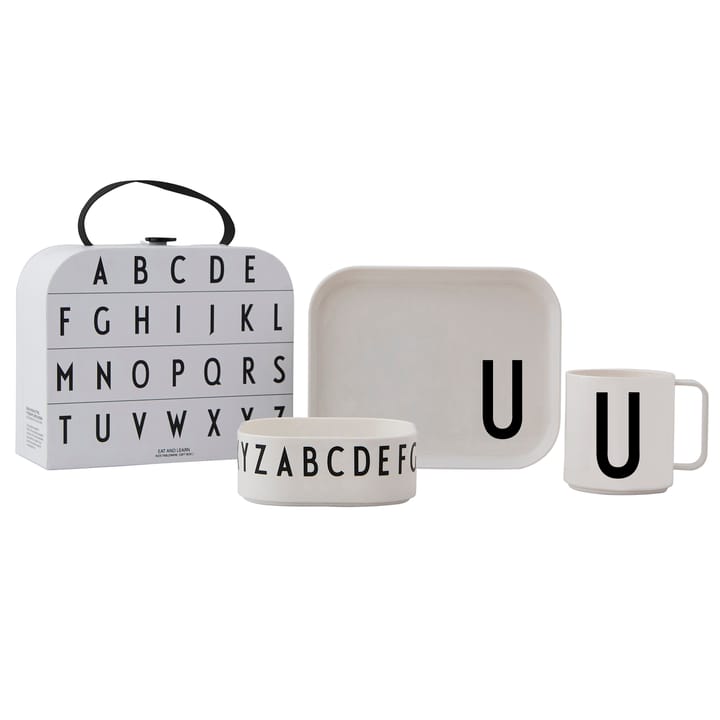 Design Letters Kindergeschirr Set, U Design Letters