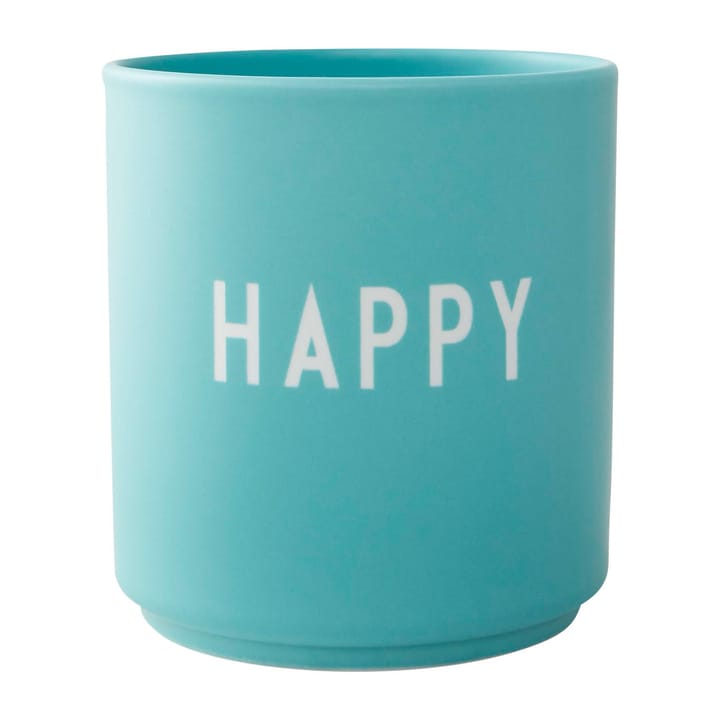 Design Letters Lieblingsbecher 25cl, Happy-aqua blue Design Letters