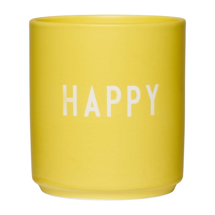 Design Letters Lieblingsbecher 25cl, Happy-yellow Design Letters