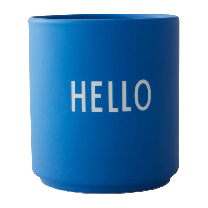 Design Letters Lieblingsbecher 25cl, Hello-cobalt blue Design Letters