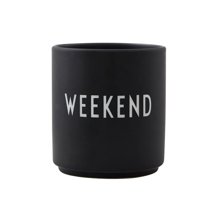 Design Letters Lieblingsbecher 25cl - Weekend-black - Design Letters