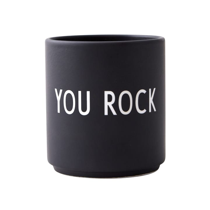 Design Letters Lieblingsbecher 25cl, You rock-black Design Letters