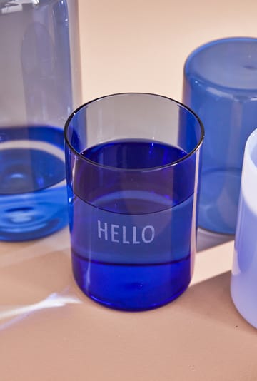 Design Letters Lieblingsglas 35 cl - Blau - Design Letters