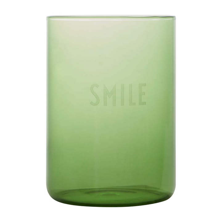 Design Letters Lieblingsglas 35 cl, Smile-green Design Letters