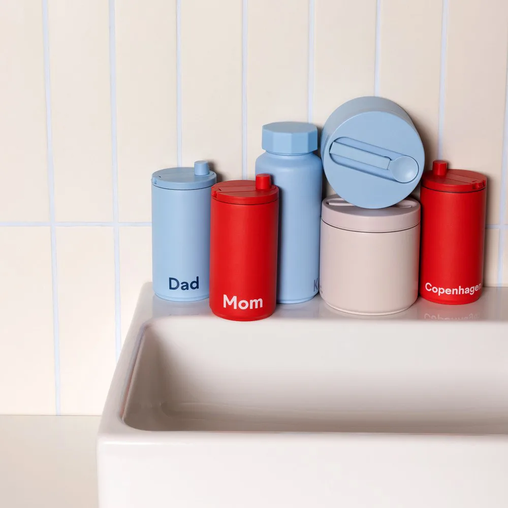 Design Letters Reisebecher 35 cl, Copenhagen-Coral Design Letters