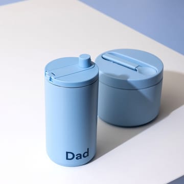 Design Letters Reisebecher 35 cl - Dad-Hellblau - Design Letters