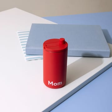 Design Letters Reisebecher 35 cl - Mom-Coral - Design Letters