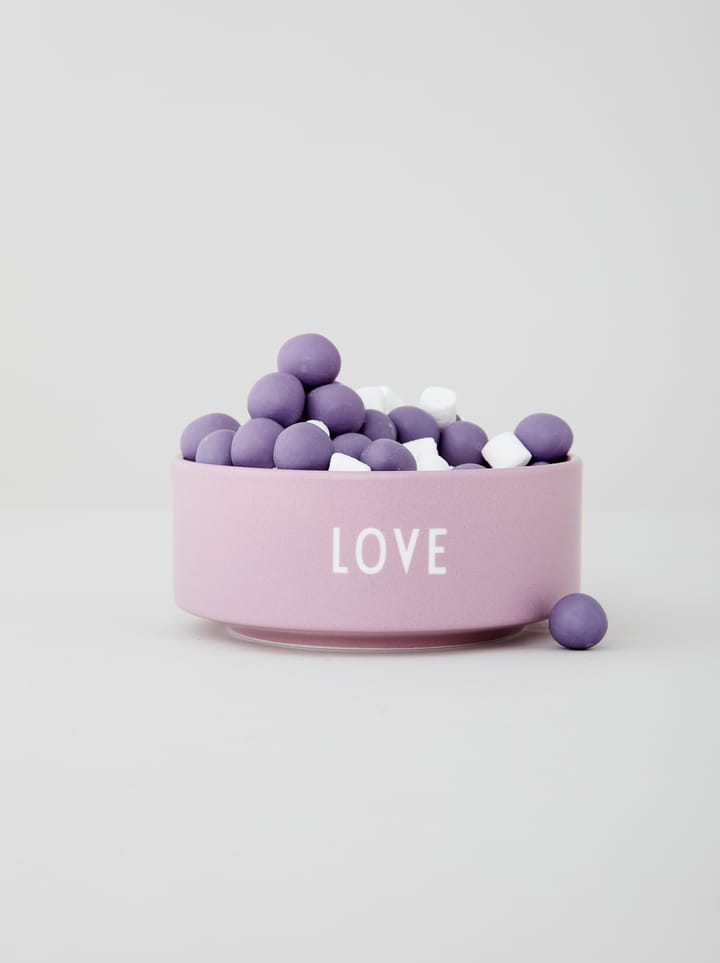 Design Letters Snack-Schale Ø12 cm, Love-lavender Design Letters