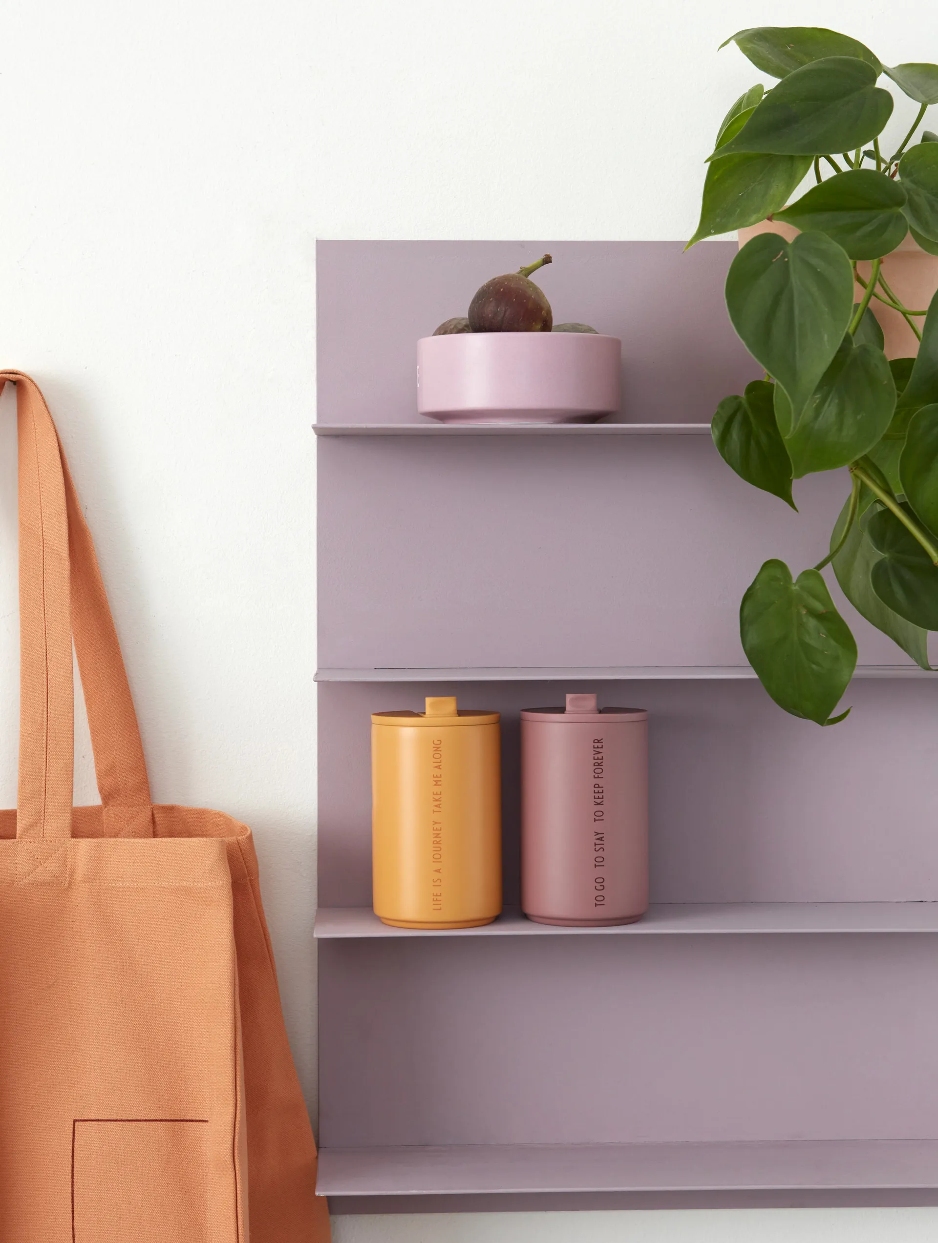 Design Letters Thermosbecher, To Go (ash rose) Design Letters