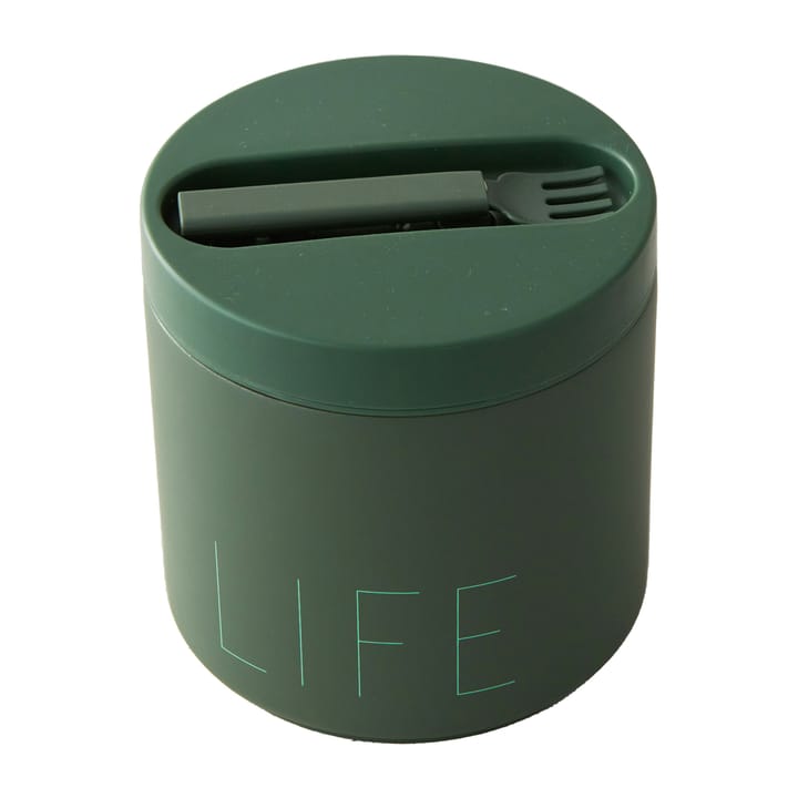 Design Letters Thermosbox groß, Life-myrtle green Design Letters