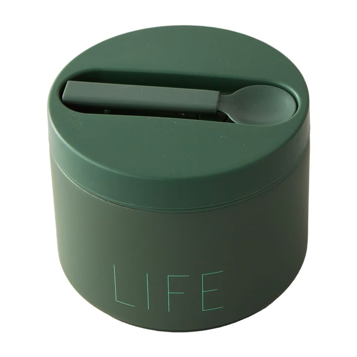 Design Letters Thermosbox klein, Life-myrtle green Design Letters