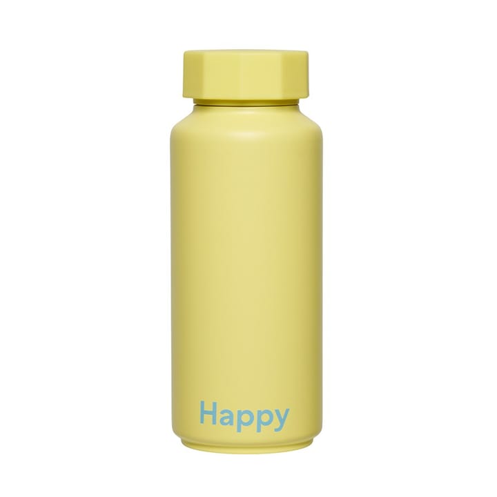 Designletters Isolierflasche - Happy-gelb - Design Letters