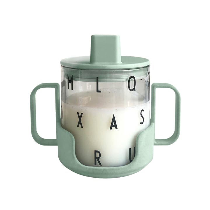 Grow with your cup Tasse, Grün Design Letters