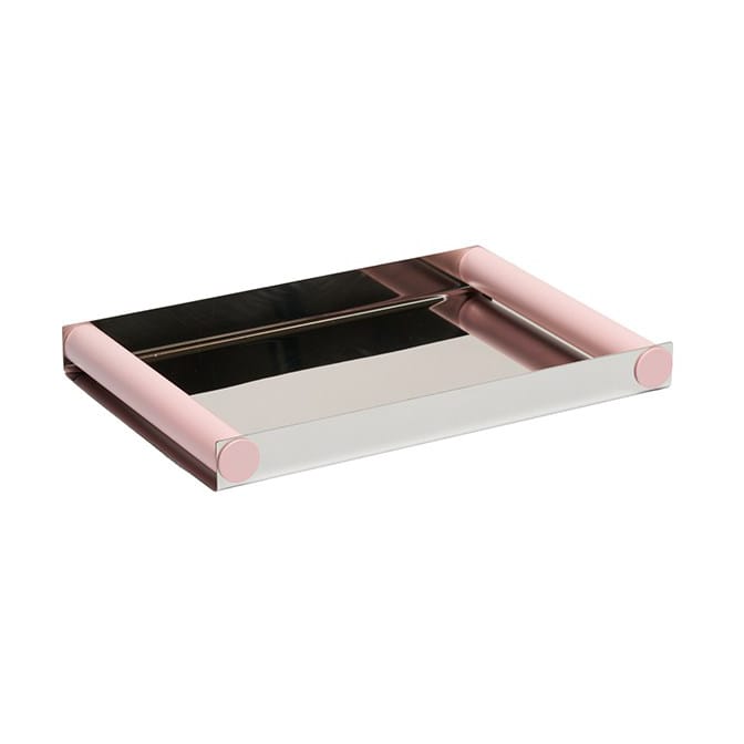 Ray tray disco Tablett 20,5x30 cm - Creole pink, Edelstahl - Design Letters
