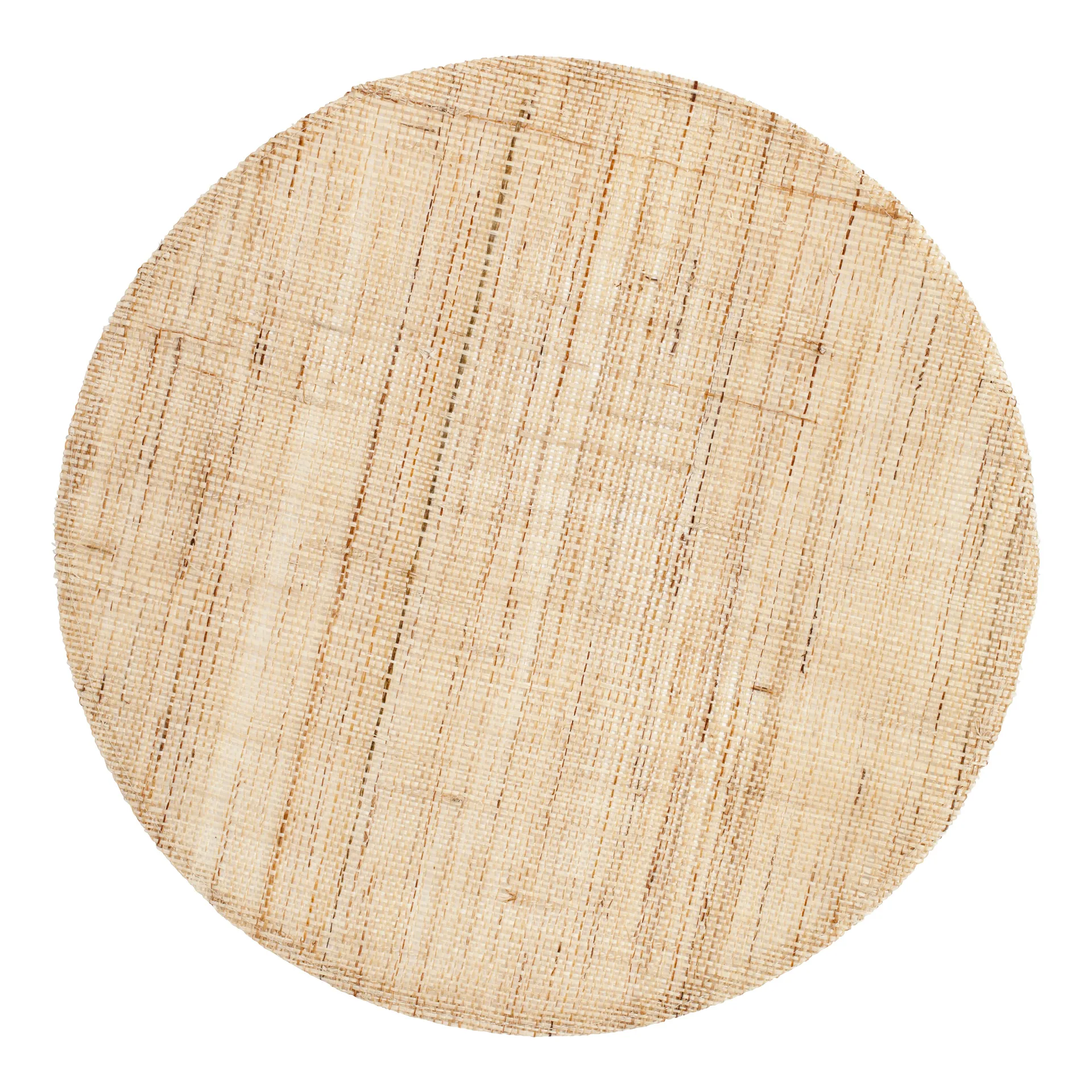 Dixie Leinenplatzdecke rund, Natural Dixie