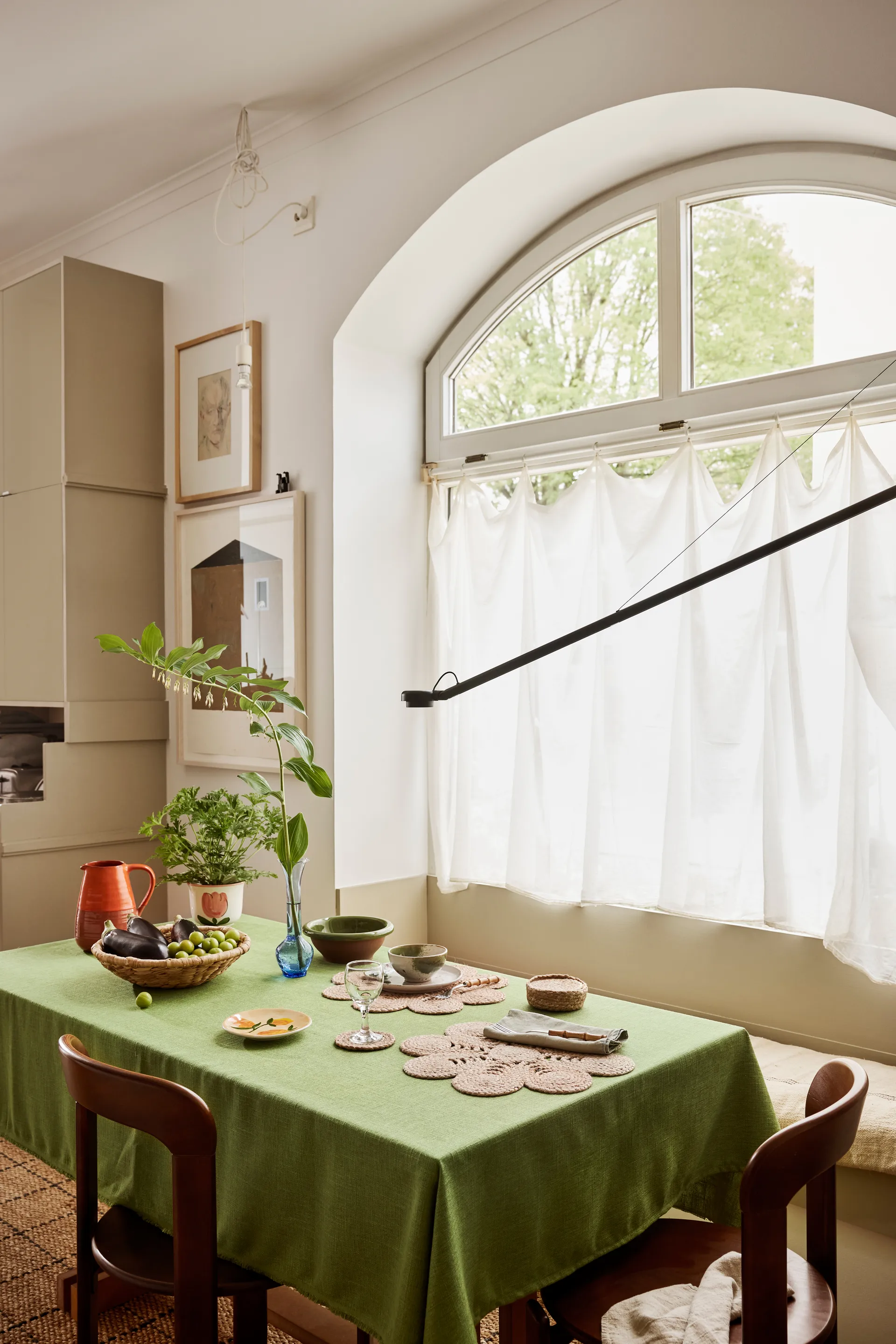 Elin Glas-Untersetzer Ø 10,5 cm 6er-Pack, Natur Dixie