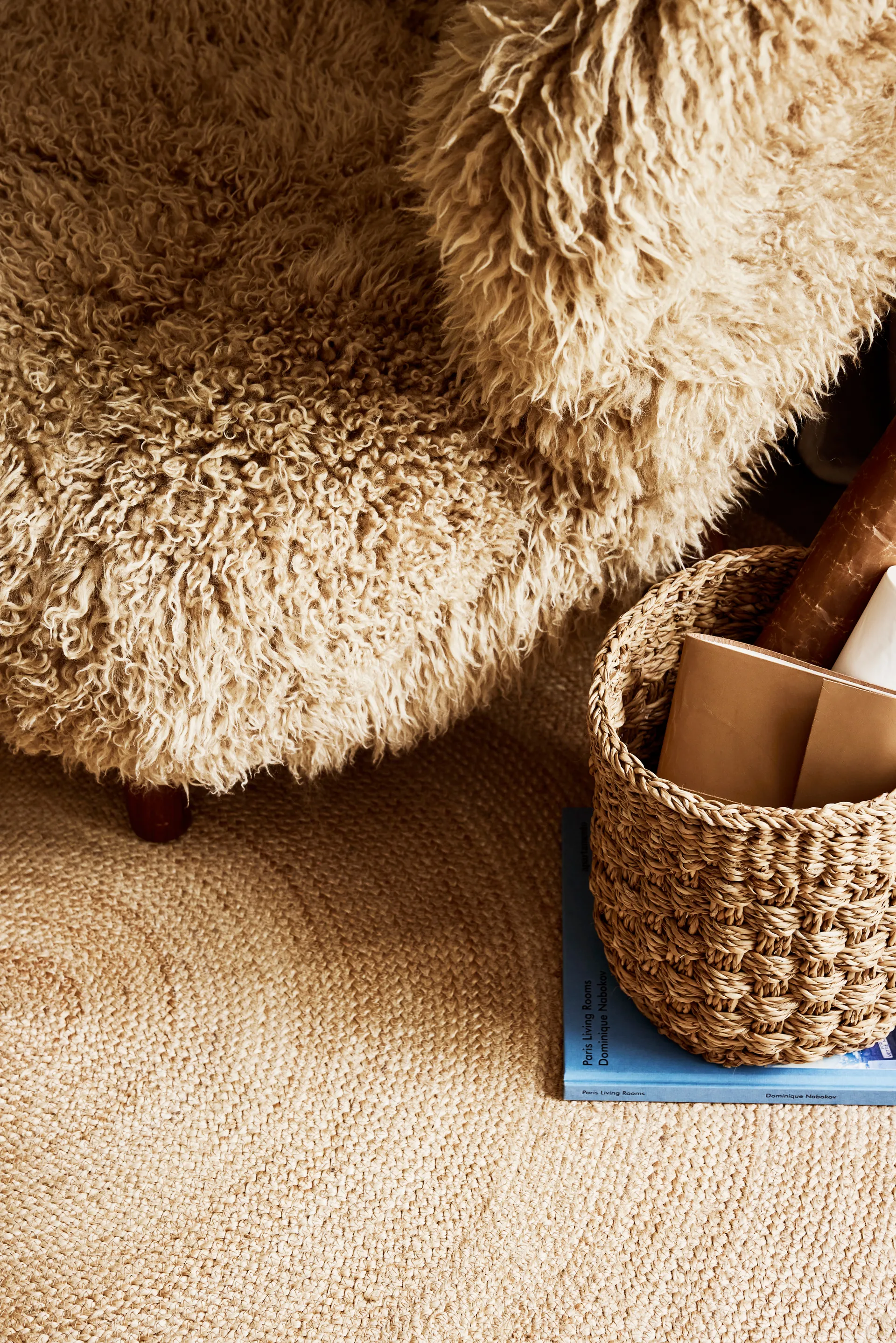 Elin Teppich natural, Ø125 cm Dixie