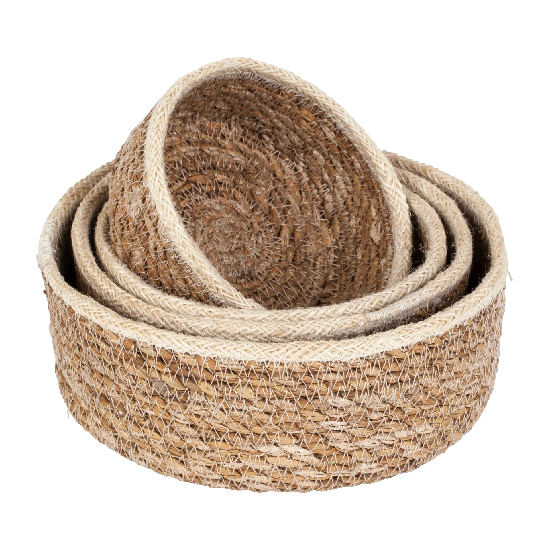 Emil Seegraskorb small 4er Pack, Natur-weiß Dixie