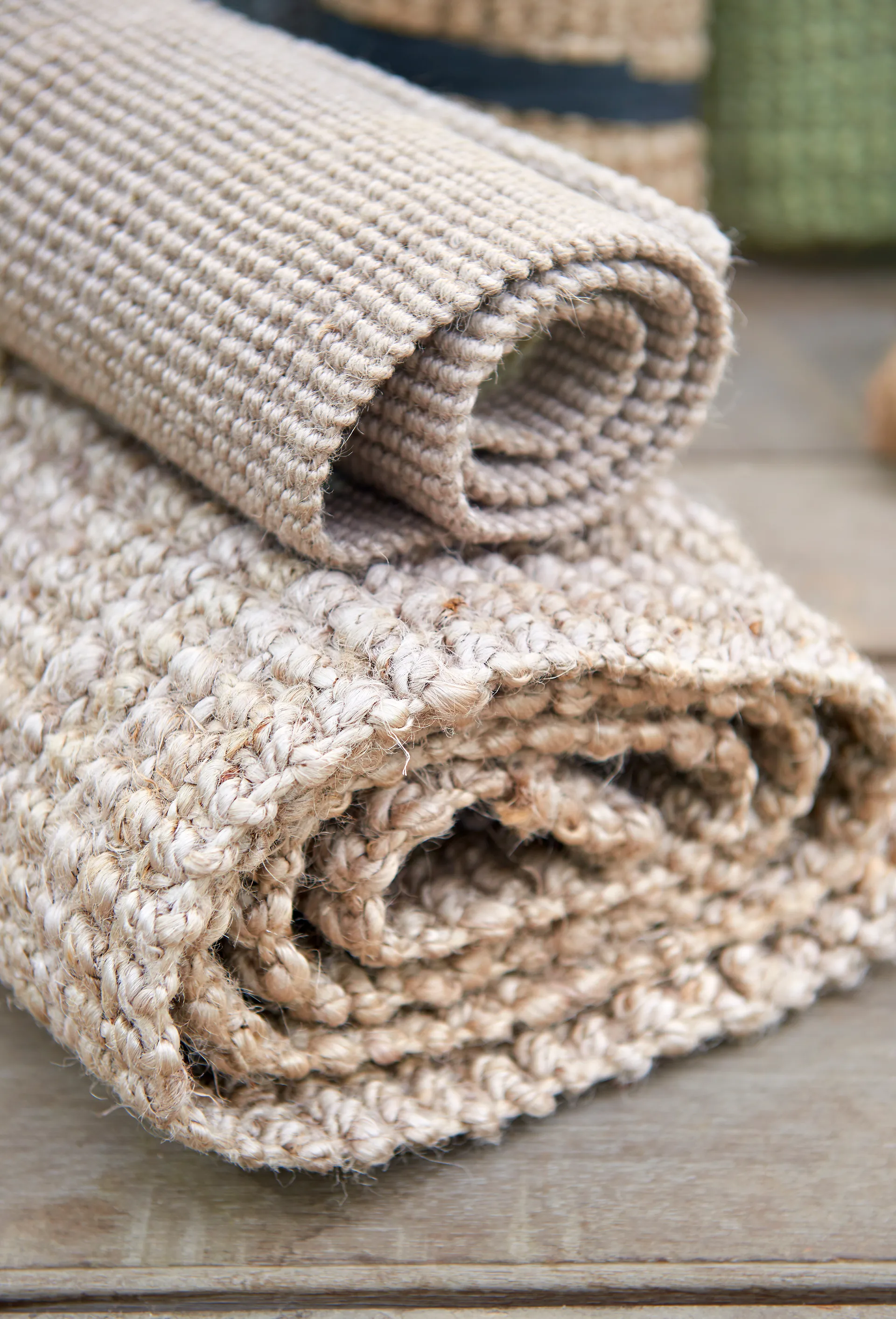 Fiona Jute-Teppich grau, 45 x 75cm Dixie