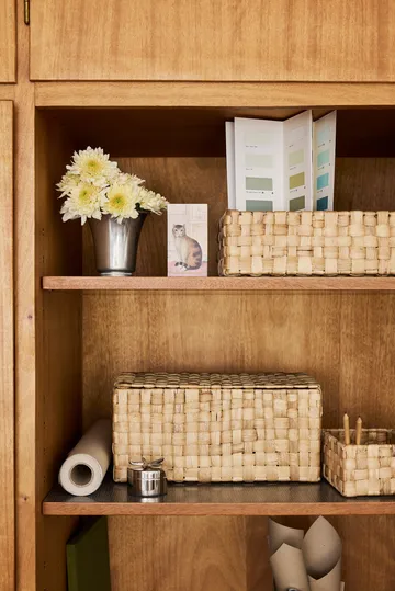 Lily Aufbewahrungsdose mit Deckel Panama 2-teilig - Natural - Dixie