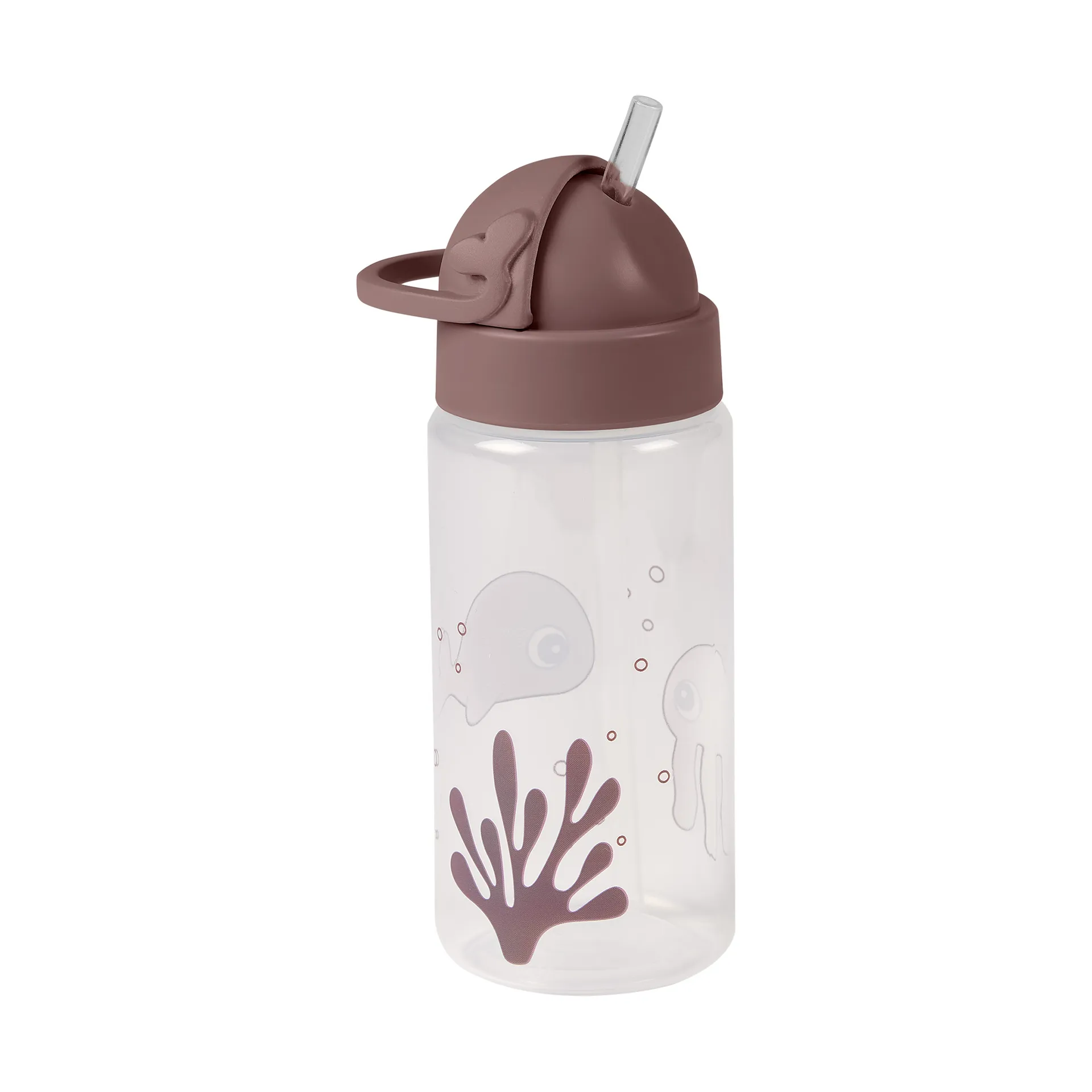 Sea friends Flasche mit Strohhalm, Powder Done by deer