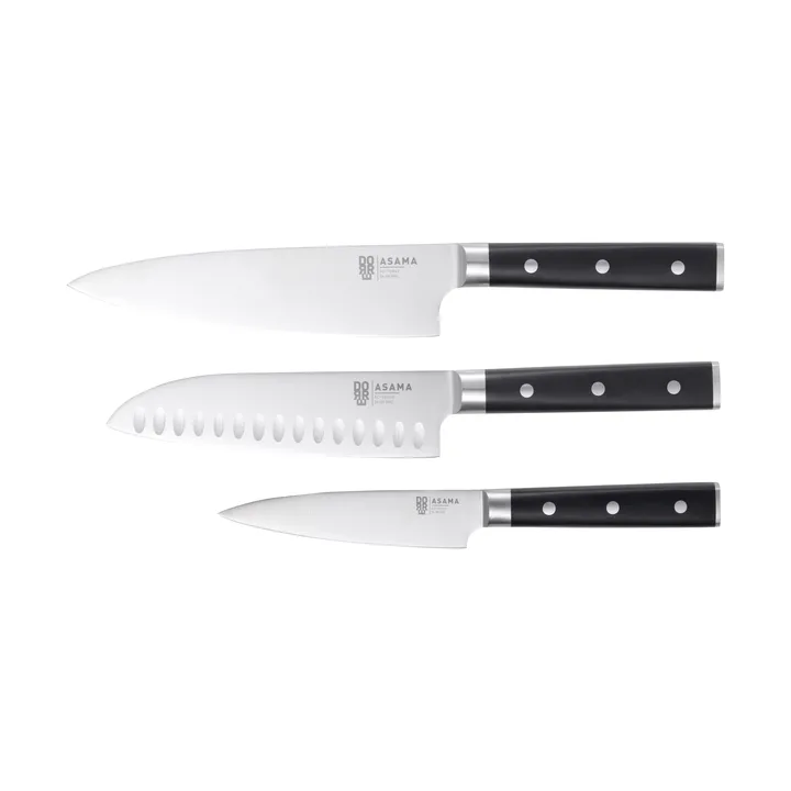 Asama Messer-Set - Edelstahl, 3-teilig - Dorre